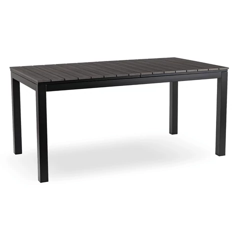 Kerti asztal ARGOS 160-210 cm Sötétszürke tölgy/Fekete