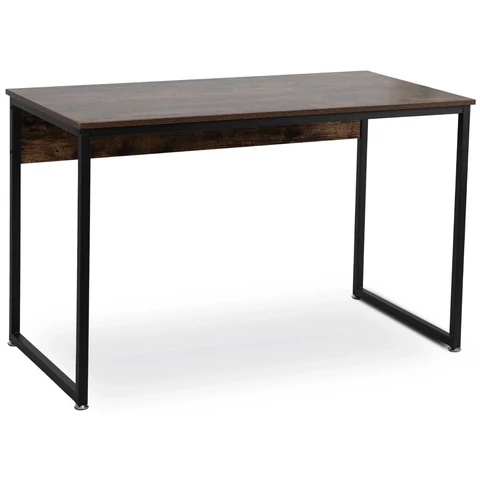 ROSS Íróasztal 120 cm Rusztikus Tölgyfa/Fekete