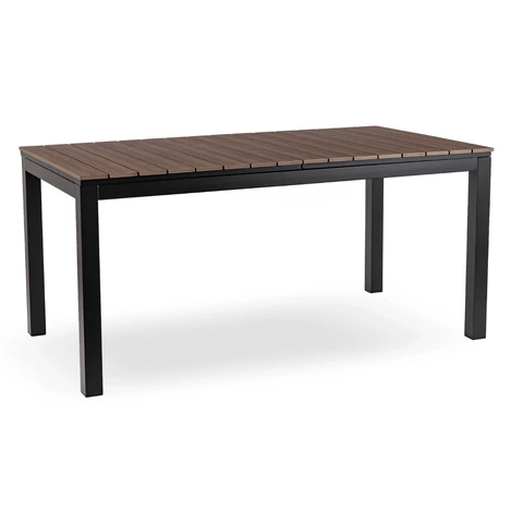 ARGOS Kerti asztal 160-260 cm Diófa/Fekete