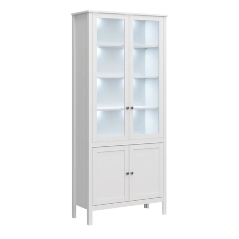 Vitrin 2D2W, fehér, OLJE