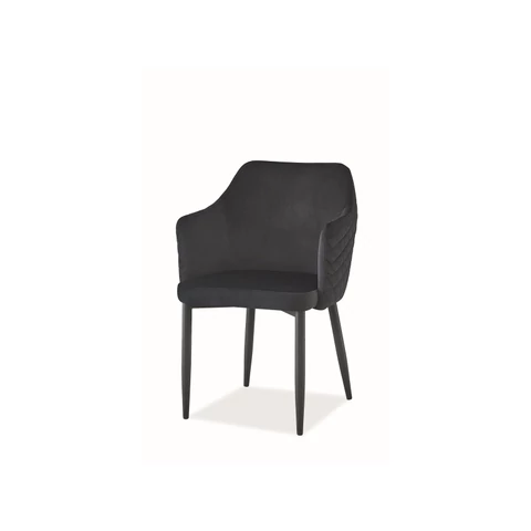 ASTOR VELVET szék fekete BLUVEL19