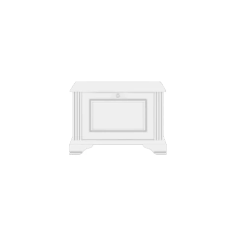 WHITE 018 cipősszekrény 1D havas kőris/ezüst fenyő