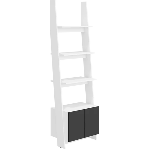 RACK RAC 04 könyvespolc fehér fekete