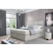 Meron 140x200 boxspring ágy  bézs