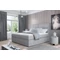 Meron 180x200 boxspring ágy  szürke