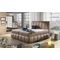 Vincenzo 140x200 boxspring ágy  barna