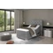 Lóhere 90x200 boxspring ágy  szürke