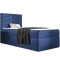 St7 boxspring ágy, kék, balos (70 cm)