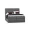 TYP50 boxspring ágy, sötétszürke